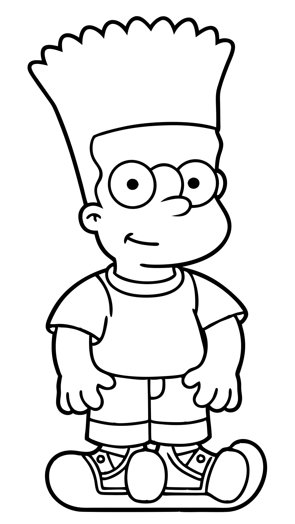 bart simpson coloring pages